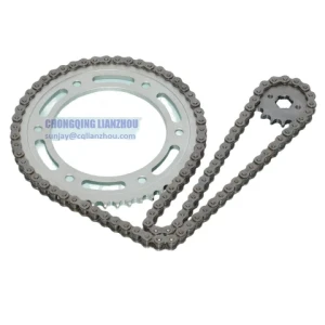 High Quality Motorcycle Parts Motorcycle Sprocket Drive and Driven Sprockets Chain 420 428 520