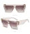 Import high quality new big square women oversized sun glasses 2019 fashion brand designer sunglasses from China
