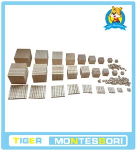 high quality New Montessori equipments ,montessori educational toys for kids-Wooden Multibase Arithmetic Blocks