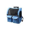 High Quality Outdoor Breathable Foldable Portable Travel Trolley Case Bag Wheel Pet Carrier for Small Animals
