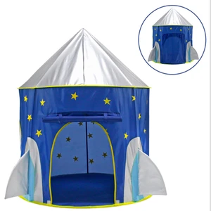 High Quality Rocket Ship Play Tent for Boys Rocket Ship Playhouse Tent for Children