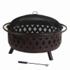 High quality Round Cast Iron Copper outdoor cast iron fire pit