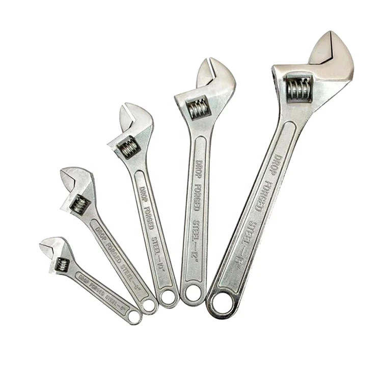 High quality spanner professional High-carbon steel hand tool square hole flexible adjustable open end wrench