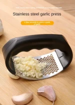 High Quality Stainless Steel Manual Garlic Squeeze Crusher Press for Kitchen Vegetable Use