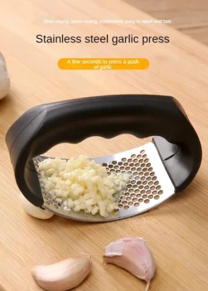 High Quality Stainless Steel Manual Garlic Squeeze Crusher Press for Kitchen Vegetable Use