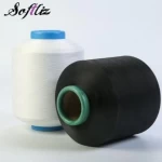 High Tenacity 21S+20D/40D/70D Polyester covered spandex core spun Yarn low price
