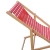 Import holiday bask sun custom fabric logo durable wood foldable beach chair from China