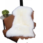 Home Decorative Long Pile Faux Fur Sheepskin Nature Shape Rug Carpet natural anime fur winter blanket
