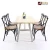 Import Home Dining Restaurant Table Sets Furniture Dining Table And Chair Loft American Retro Style Iron Dining Set Wth Timber Top from China