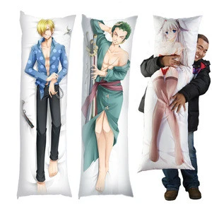 home garden anime stockings custom printed pillowcases one piece Luffy Zoro body pillow cover