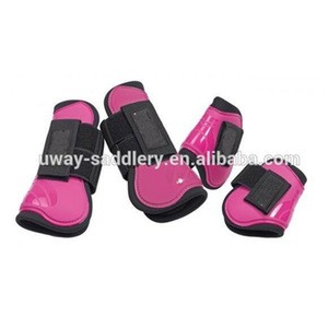 Horse tendon boots for horse riding care
