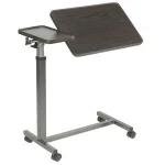 Hospital  mobile Wheeled  Overbed Table