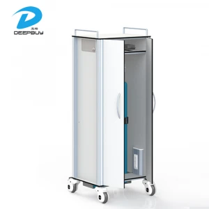 Hospital Serving Trolley Cart For Patient Monitor Medical Trolley Furniture