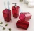 Import hot plastic 6 piece bathroom accessory from China