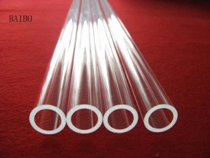 Hot product polishing clear quartz glass tube in various size