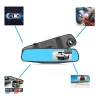Hot Sale 4.3 Inch 1080p Screen Car Dash Cam Car Black Box Hd Car Dual Dvr Front And Rear Camera