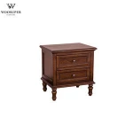 Hot sale antique nightstand wood nightstand with drawers