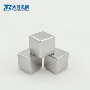 hot sale ASTM B381 Gr5 forged titanium ingots Ti cube used for industrial