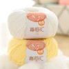 Hot sale baby soft cotton blended crochet yarn in stock