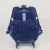 Import Hot Sale Children Cartoon Print Blue Luggage Trolley Bag Durable Student Backpack With Small Wheel from China