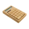Hot Sale Eco-friendly bamboo products 12 Digits Solar Bamboo Calculator