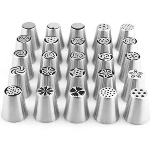 Hot Sale Russian Piping Tips cake decorating nozzle Icing Nozzles Bakes Flower Nozzles Cake Decorating Tips Russian Icing Tips