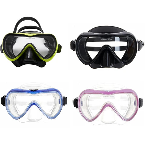 Hot Sale Snorkeling Mask Adult Tempered Glass Mask Freediving Equipment Snorkel Gear Scuba Diving Mask