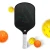 Import Hot sale Usapa approved matte textured 16mm white handle T700 Carbon Fiber surface  Pickleball Paddle from China