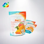 HOT SALES food grade kraft stand up zipper pouch/Brown kraft paper bags/Dried food packaging bag