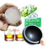 Hot sell custom ice cube maker diamond shaped tray silicone ice block moulds