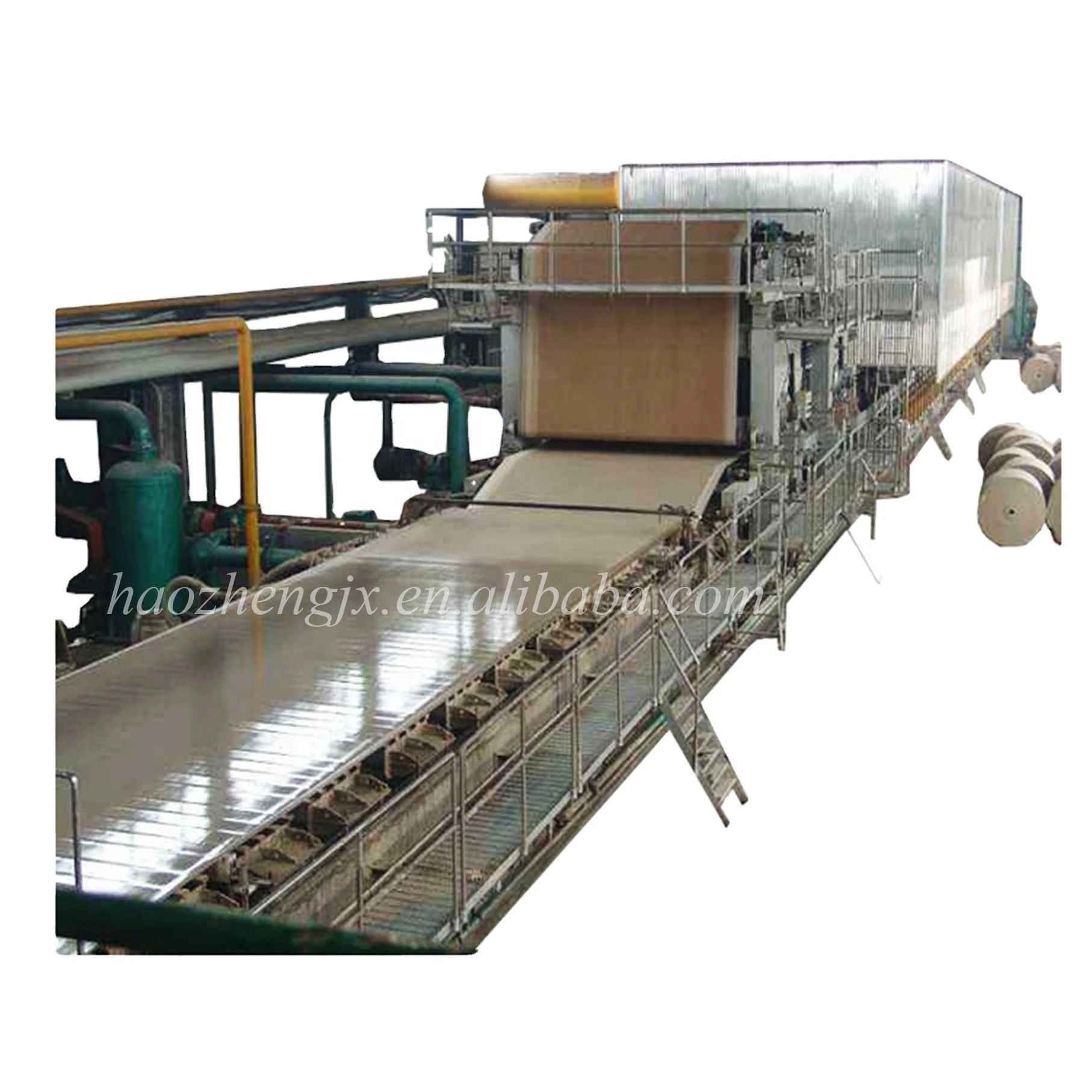 Hot Sell Small Type Kraft Corrugated Cardboard Paper Roll Making Machinery,Carton Recycling Craft Paper Mill Machinery For Sale
