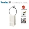 Hot selling 304 stainless steel  suction cup fix Towel Ring For bathroom in chrome