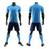 Hot selling Good performance dry fast fabric soccer jerseys football uniforms kit kids and Adult sizes