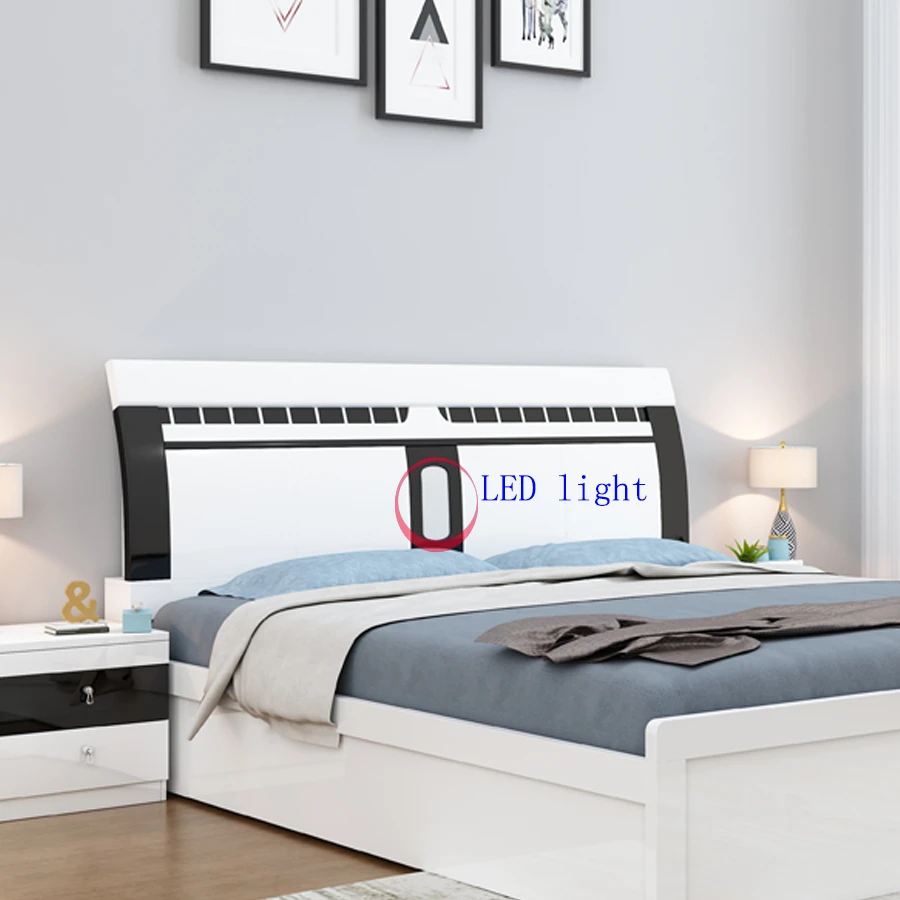 hot selling melamine bedroom furniture modern design bedroom set