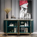 Hot Selling modern console table luxury luxury end tables gold tv console table buffet sideboard
