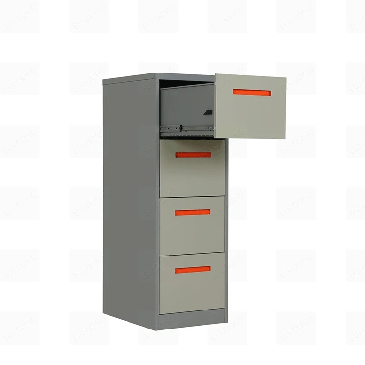 Hot selling office furniture steel 4 drawer vertical metal filing storage cabinet