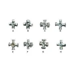 Hot selling product 20*55 universal joint 20 * 55 2 ton forklift joints