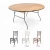 Import Hotel Folding Round Wooden Banquet Table Wholesale from China