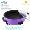 Household top quality factory electric removable skillet with CE GS