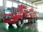howo 6x4 concrete pump truck  HOWO chassis 37m concrete pump truck for sale