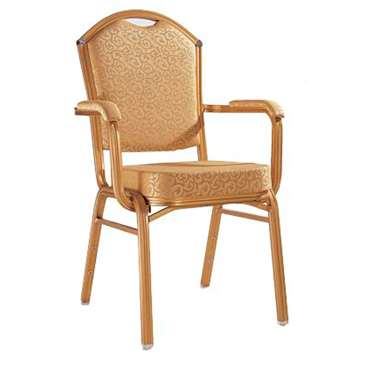 HSBA-007 Strong cheap metal used church marriage events stacking steel banquet chair
