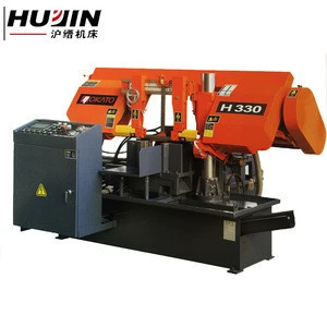 Hujin h330 Metal Pipe Cutting CNC Band Saw Machine