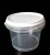 Import Ice cream bucket 600ml yogurt honey box 20oz plastic bucket Snacks packaging bucket 600g from China
