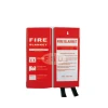 Ifirstor 300*300cm heavy duty high temperature resistant PU coated fiberglass fire emergency blanket