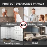 Ikevision Security Camera Detector, Anti-Spy Camera Finder, Anti-Hidden Camera Protector for Security, Safety for Person Privacy