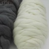in stock giant super chunky knitted 120 merino wool bulky yarn for hand knitting of throw,blanket with photo