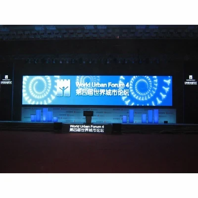 Indoor Big Club Backdrop Screen Extended Wide Viewing Angle Full Color LED Display
