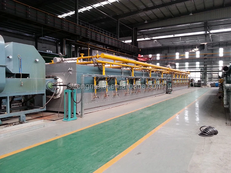 Industrial Continuous Gas Motivated Horizontal Annealing Furnace For Stainless Steel Strip