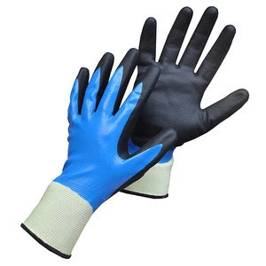 Industrial Nitrile Coating Multipurpose Nitrile Coated Safety Gloves