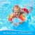 Import Inflatable swimming arm ring,kids armbands from China